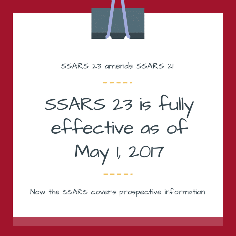SSARS 23 changes preparation and compilation standards