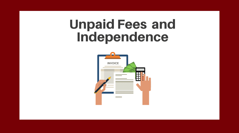 unpaid fees