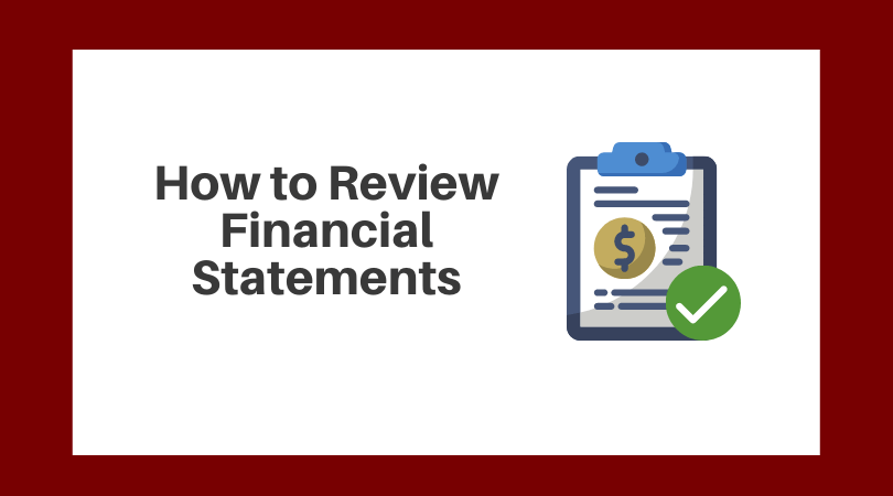 how to review financial statements